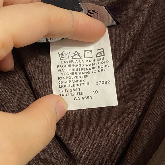 Rich Chocolate Brown Cocktail Dress - Picture 6 of 6